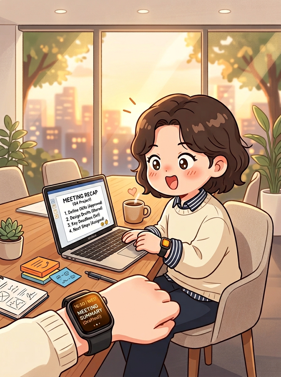 工作效率场景插画